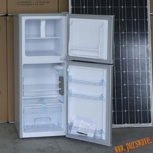 BCD-128 DC refrigerator RV fridge 12V24V battery Solar refrigerator for Africa with freezer and cooler part 48V is available