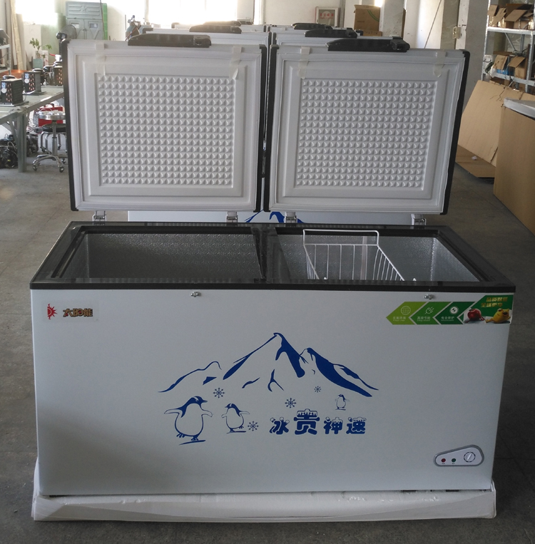 BD/BC-508 DC Solar freezer 12V24V battery chest freezer for Africa deep freezer for Cold chain logistics 48V is available