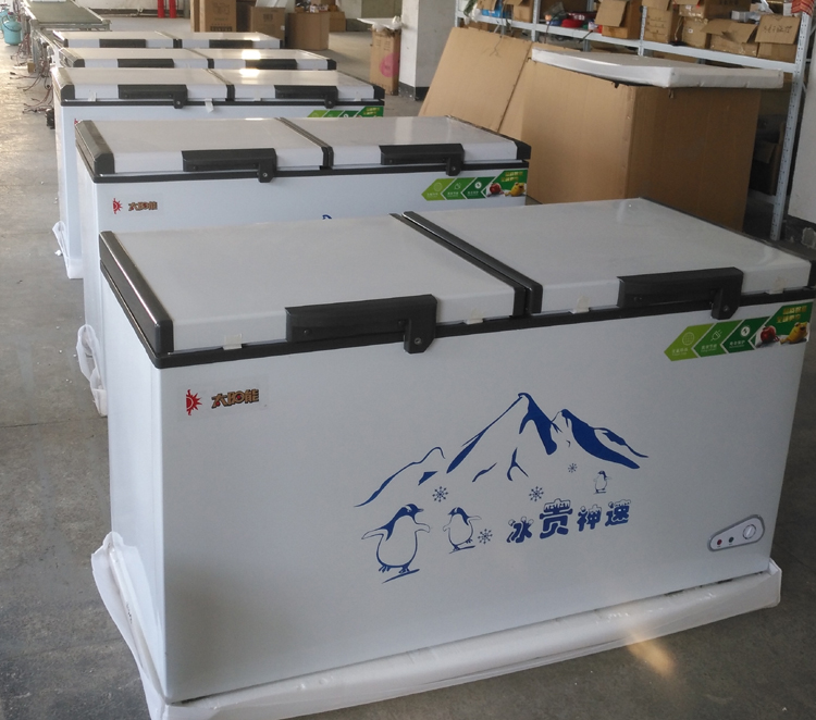 BD/BC-508 DC Solar freezer 12V24V battery chest freezer for Africa deep freezer for Cold chain logistics 48V is available