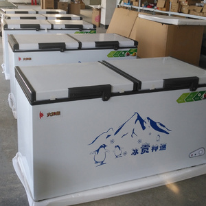 BCD-508 DC Solar freezer 12V24V battery chest freezer for Africa deep freezer for Cold chain logistics 48V is available