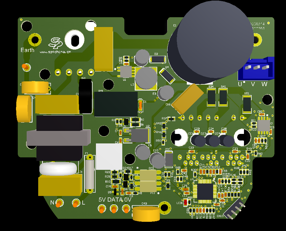 Washing machine motor drive controller inverter driver controller Printed Circuit Board