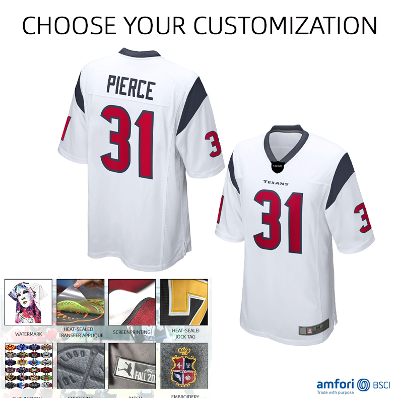 Hot selling oem pants with pads custom jerseys custom logo american football jersey american sports style jerseys