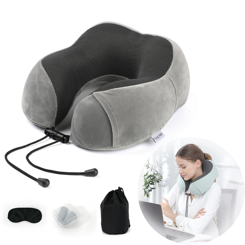 Wholesale Custom Neck Support Memory Foam Travel U Shaped Pillow