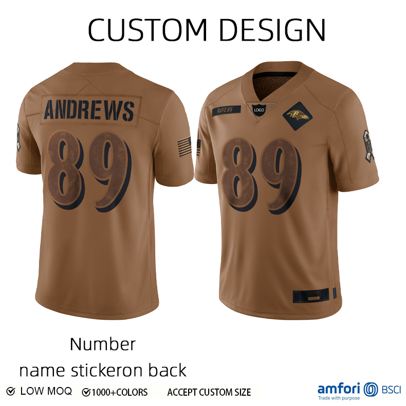 Hot selling oem custom american football uniform custom logo american football jersey american sports style jerseys