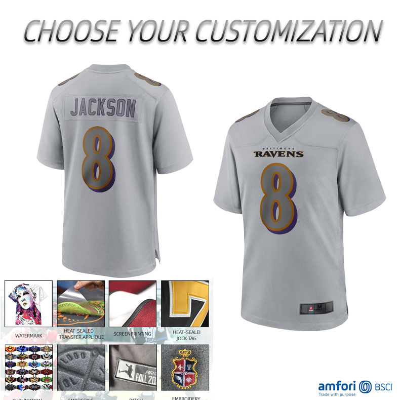 Hot selling oem custom sport jersey custom logo american football jersey american sports style jerseys