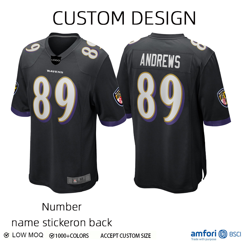Hot selling oem custom jerseys custom logo american football jersey american sports style jerseys
