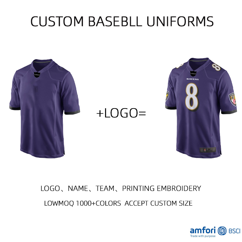 Hot selling oem men american football jersey american rugby jersey custom logo american sports uniform jerseys