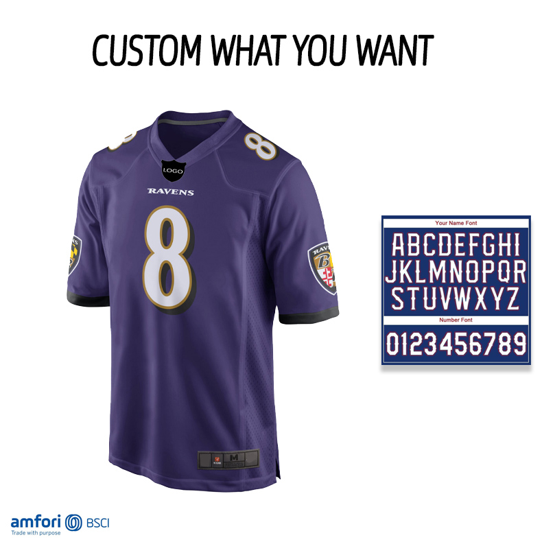 Hot selling oem men american football jersey american rugby jersey custom logo american sports uniform jerseys