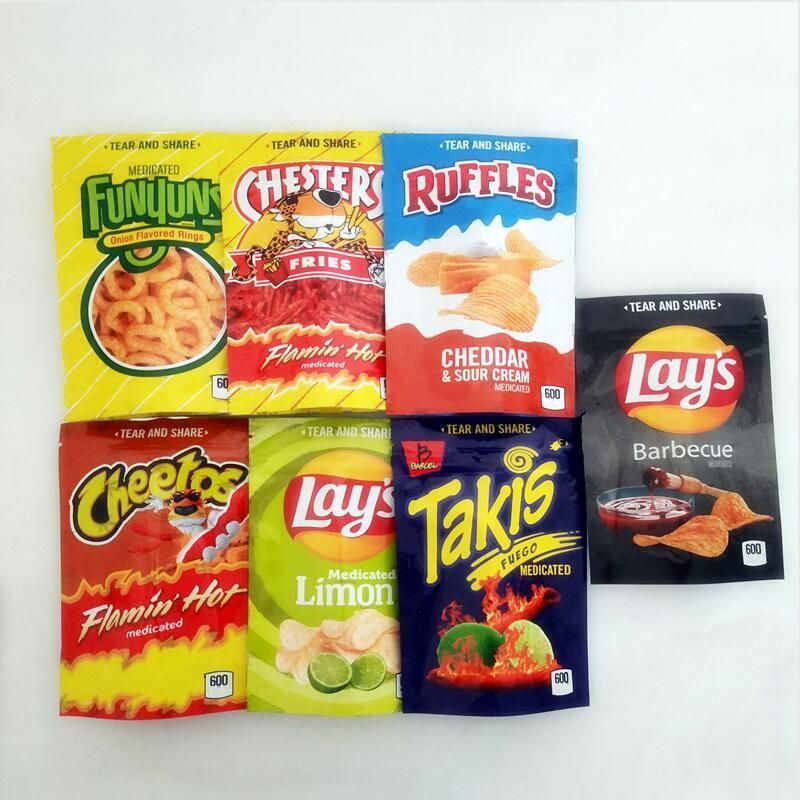 Customized printed food storage pouch with resealable zipper mylar stand up plastic bags