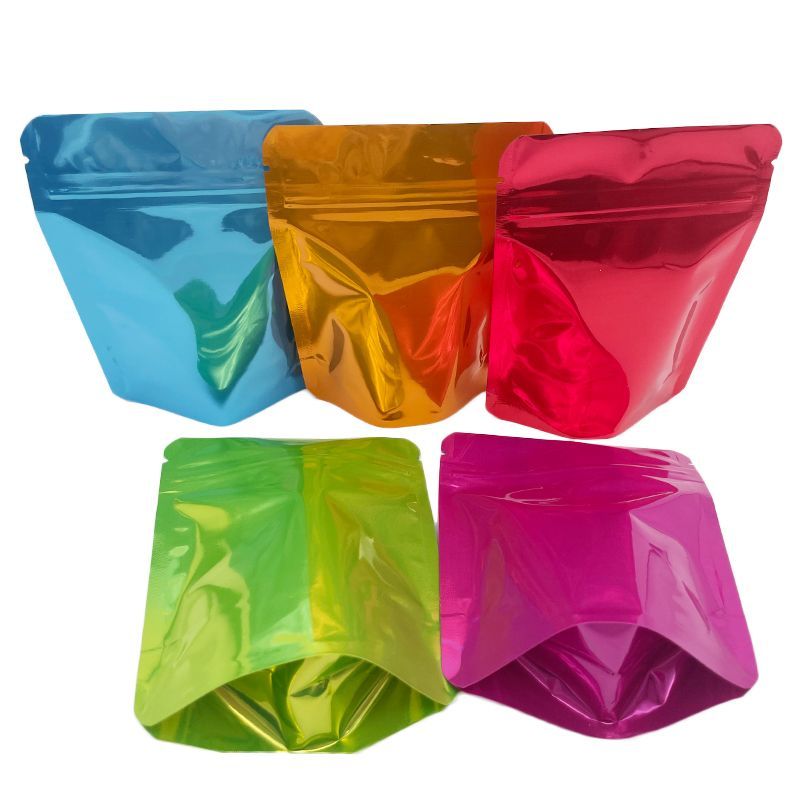 Small Moq Freeze-dried Fruit Packaging Rice Food Snack Stand up Pouch with Zipper packaging bags