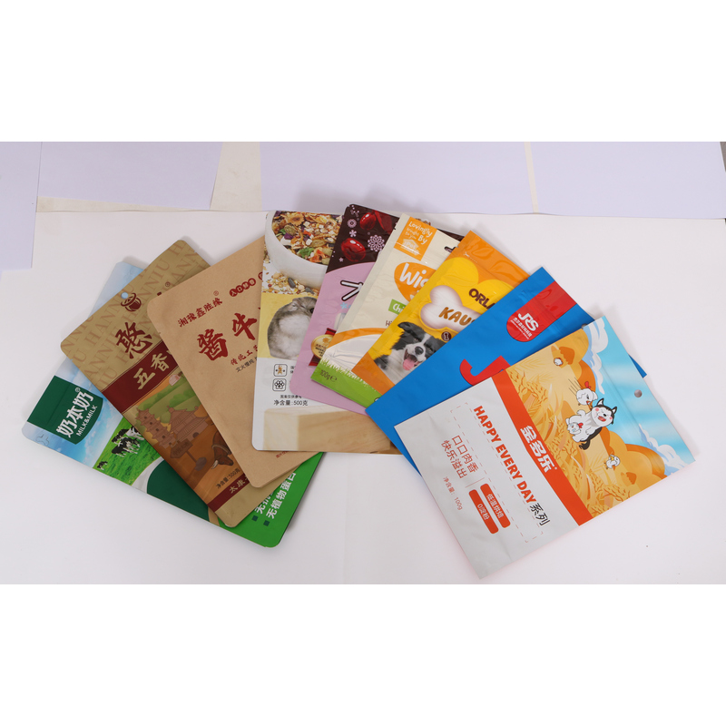 Food Grade Stand Up Pouch Spice Packing Bags Reusable for Seasoning Spice Paper Packaging Pouch with zipper