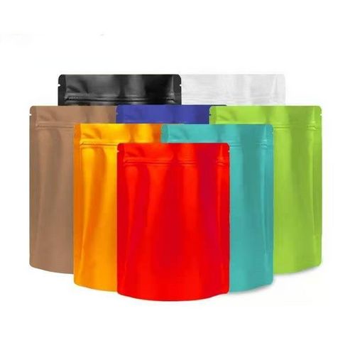 Plastic Backpacks with Retractable Zipper Small Food Bag Waterproof Commonly Used Packaging Bags
