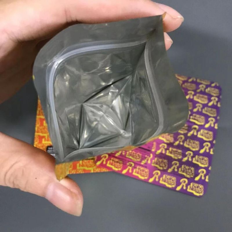 Stock Clear Zip Lock Dry Fruit Nuts Food Packaging Bag Stand Up Pouch