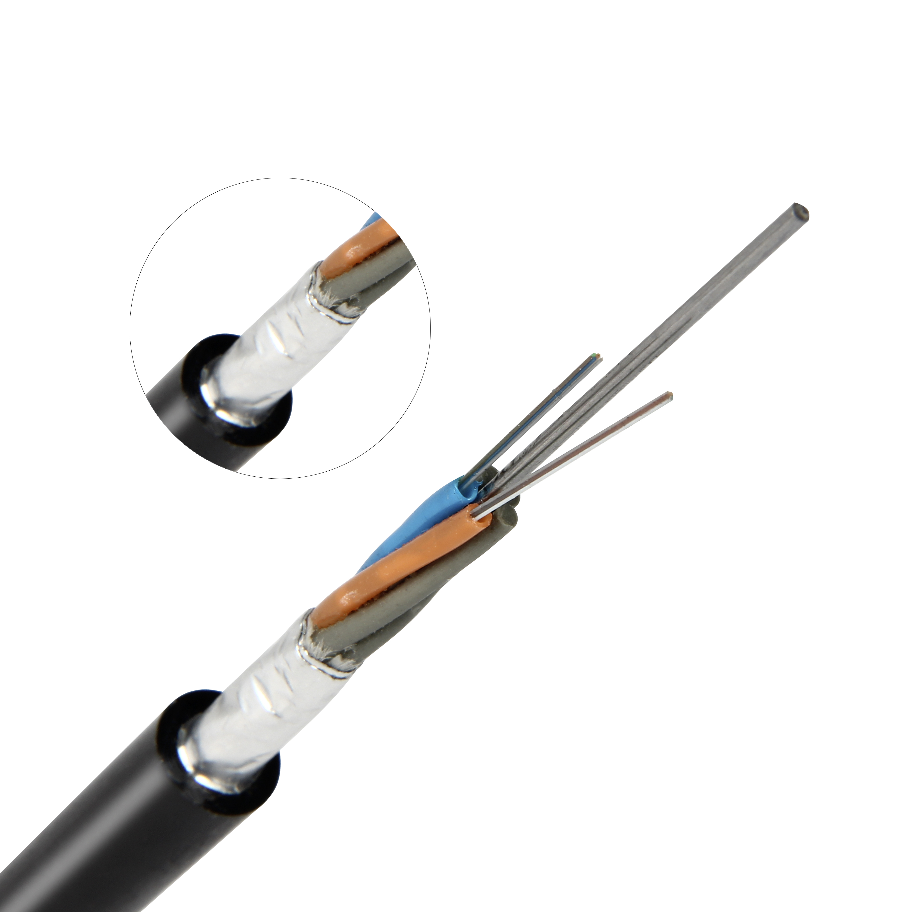 12 24 36 48 72 96 144 Cores Armored Fiber Optic Cable