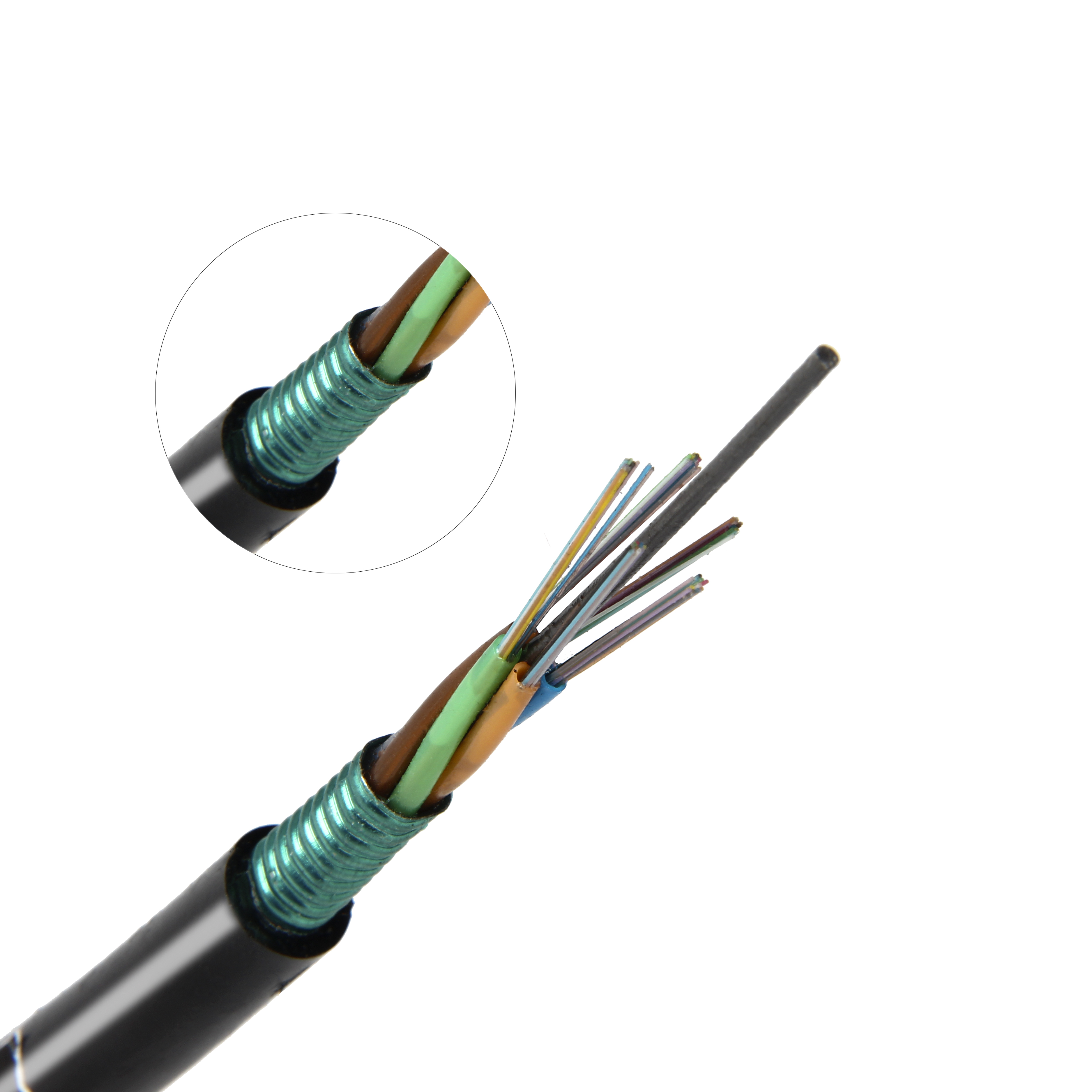 Single Mode Stranded Loose Tube Fiber Optic Cable