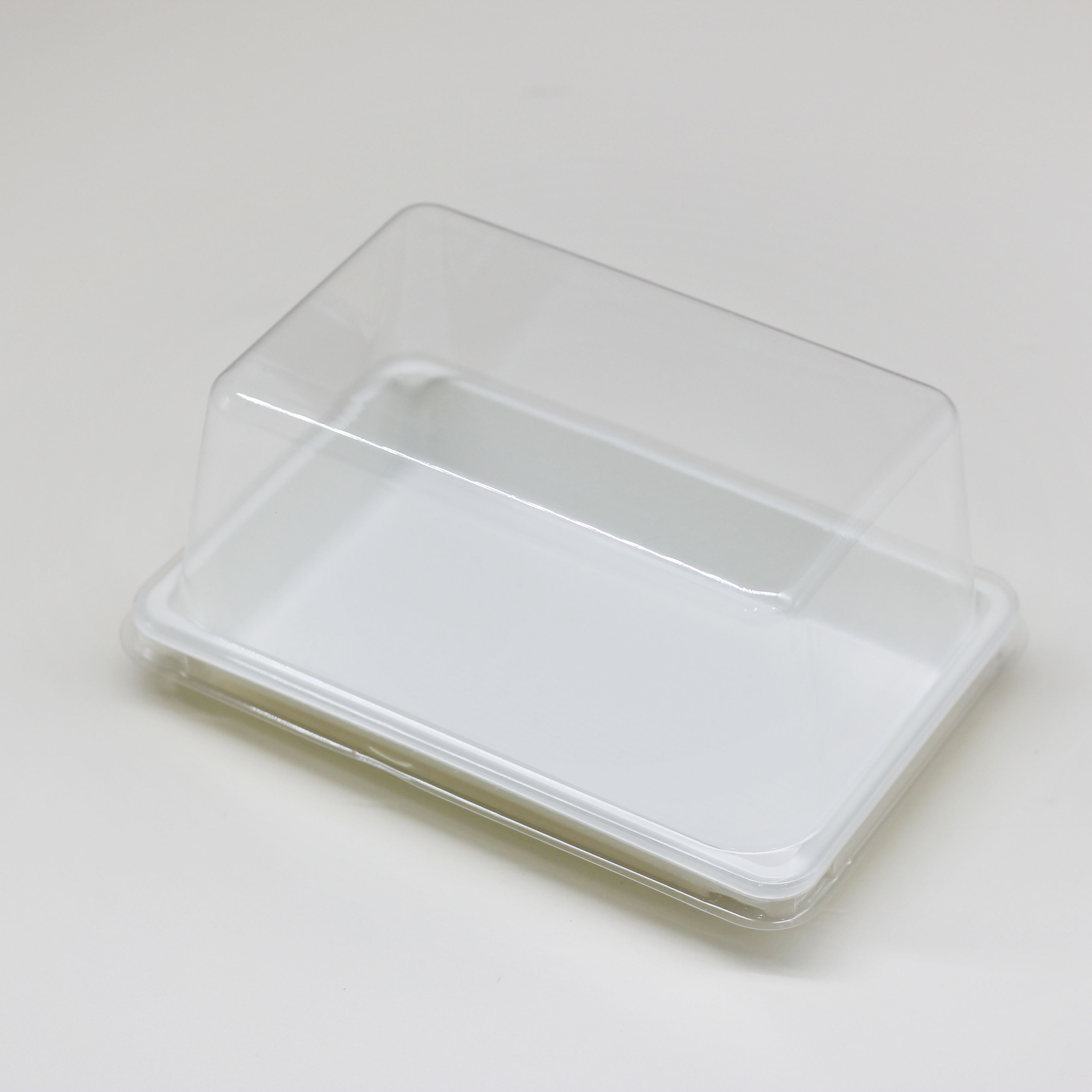 OEM/Free Sample Sandwich Croissant Bakery Small Treat Boxes with Clear Lid To Go Food Containers