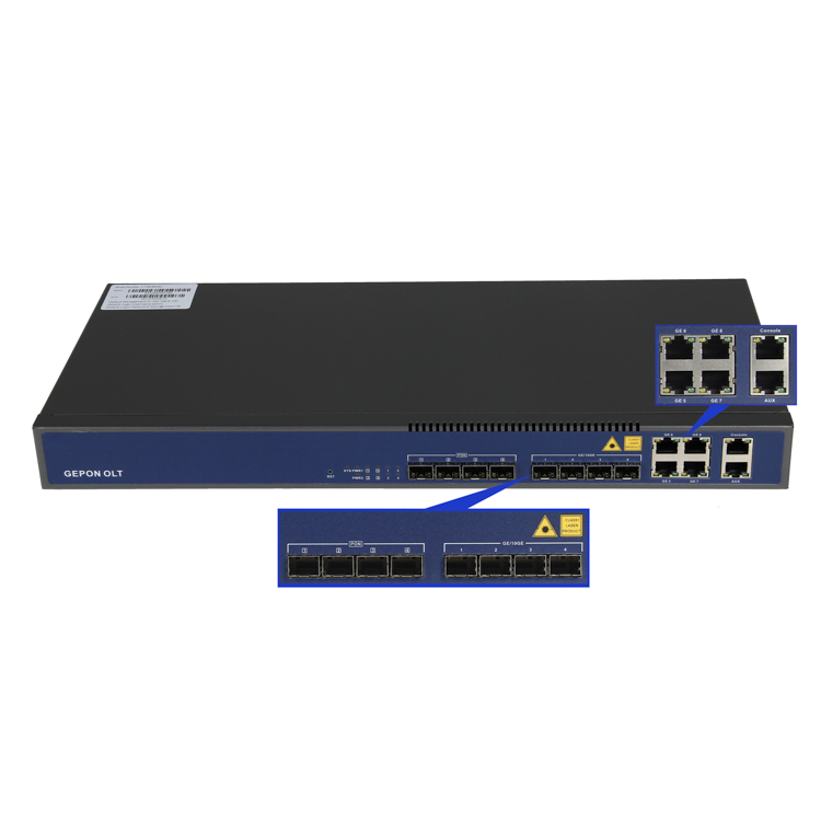 LT-RE8604D FTTH 4 Pon Olt Mini 4 Port Olt Epon