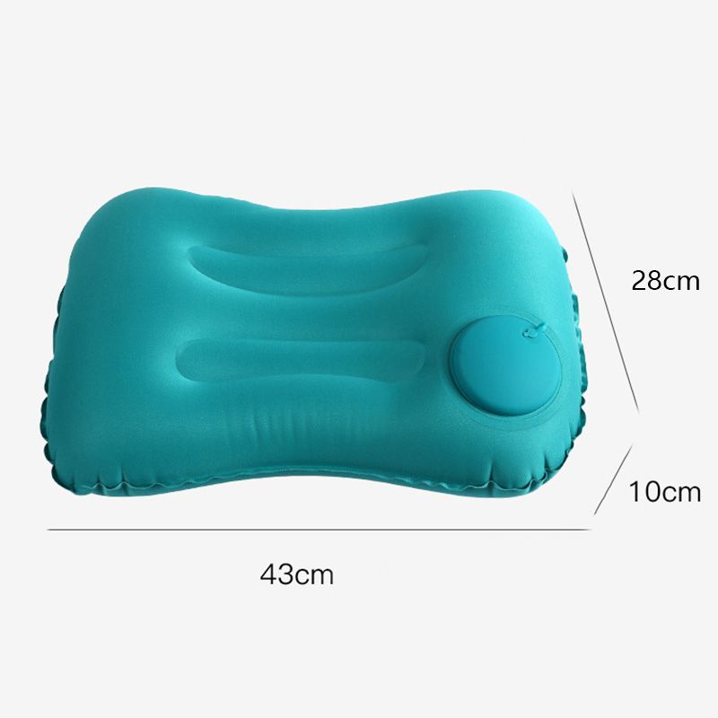 Hot Sales Pvc Material Custom Light Black Inflatable Portable Pillow For Travel