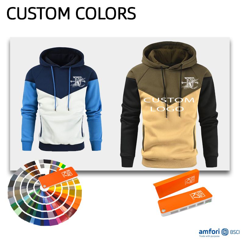 Oem pullover hoodies breathable sportswear custom logo track suit for men