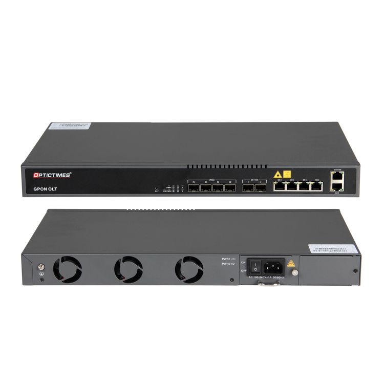 High Quality Fiber Optic Gpon Olt 4 Port 8 Port OLT