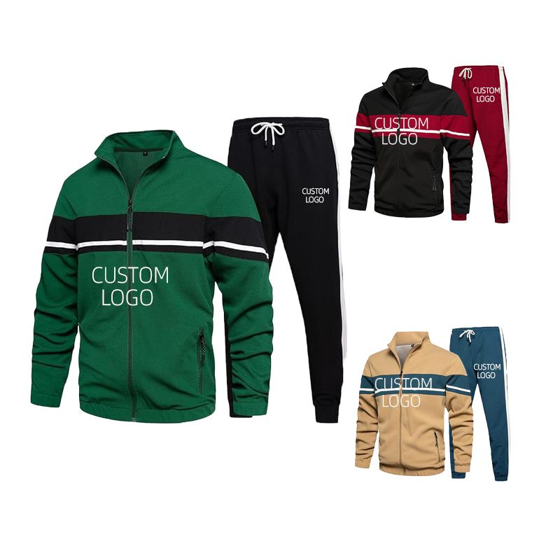 High quality hoodies unisex breathable custom sweatsuit custom logo tracksuit for men