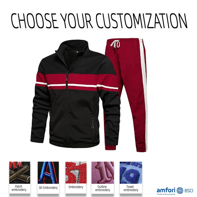 High quality hoodies unisex breathable custom sweatsuit custom logo tracksuit for men