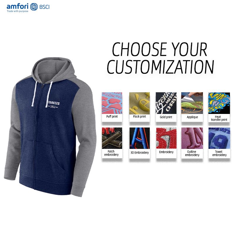 High quality hoodie breathable mens activewear custom logo tracksuit for men