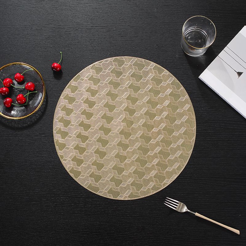 Food Grade Tableware Silicone Mat Foldable Heat Resistant Placemat Meal Pad for Dining Table