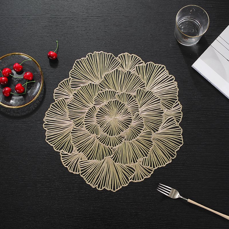 Hollow flower dining table mat holiday party wedding special banquet home decoration