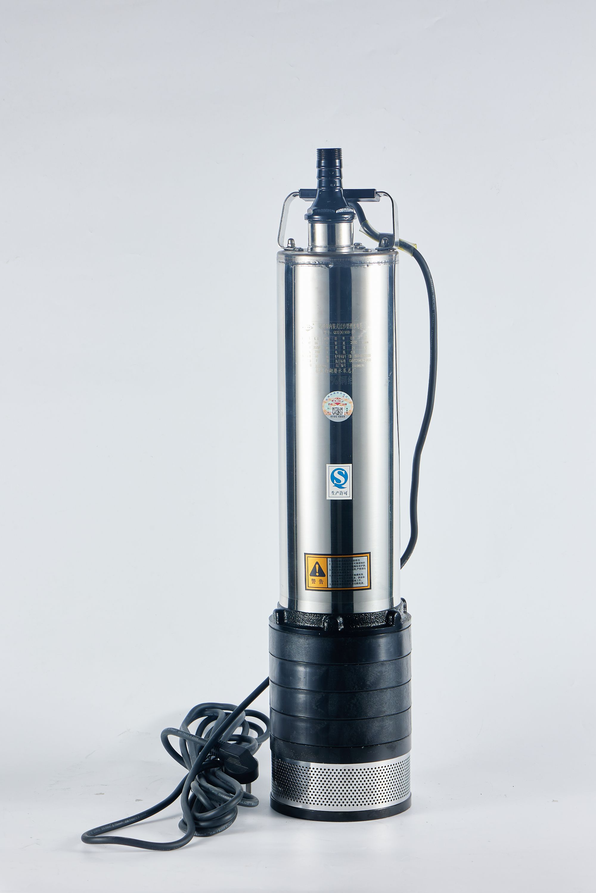220V 1 HP POWER SINGLE-PHASE Submersible Pump - Stainless Steel Water Pump for Well and high pressure