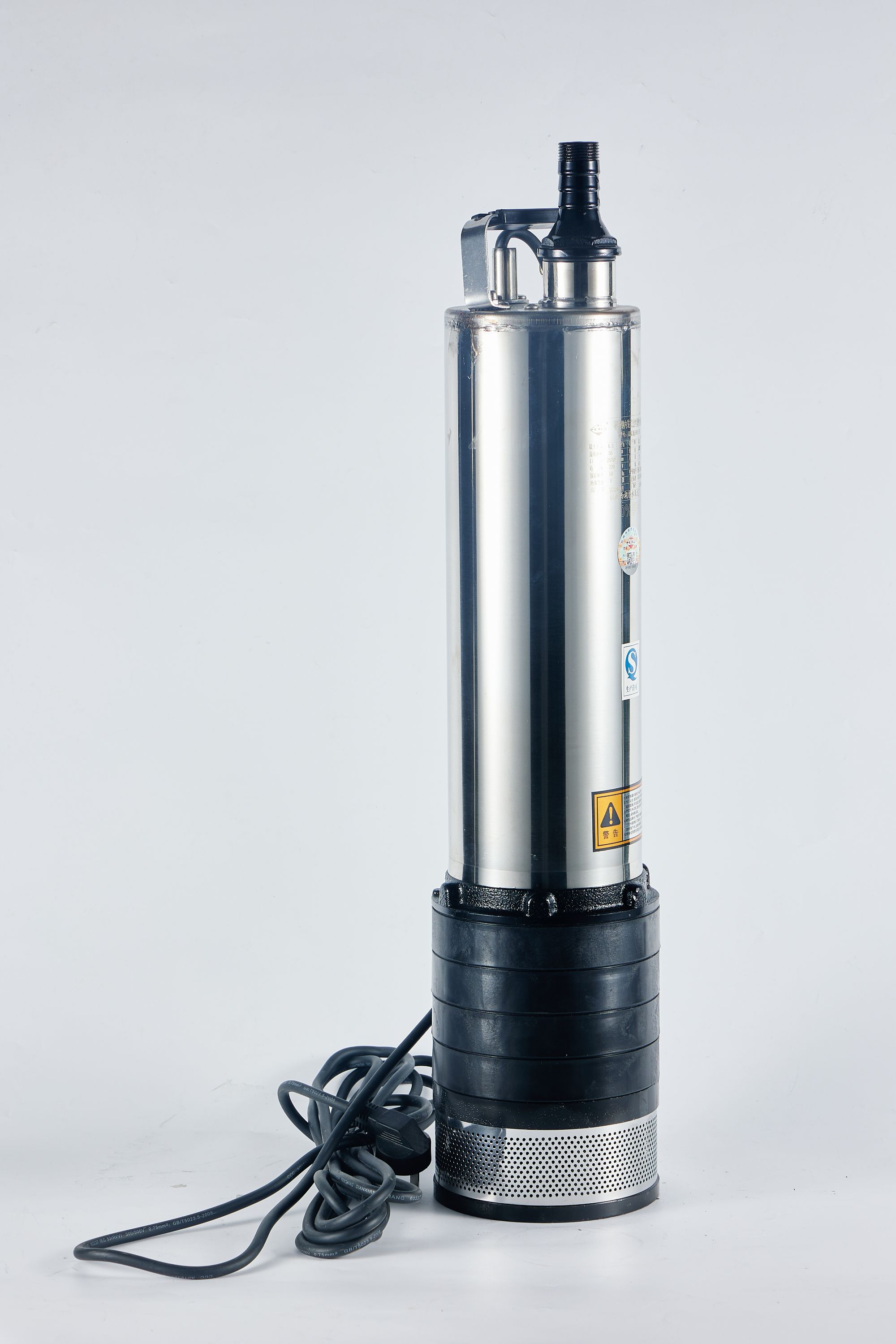 220V 1.2 HP POWER SINGLE-PHASE Submersible Pump - Stainless Steel Water Pump for Well and high pressure