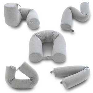 New Arrivals U-Type Deformation Pillow Cylindrical Memory Foam Travel Slow Rebound