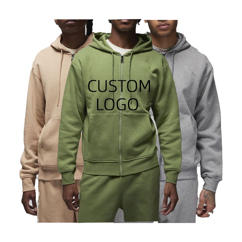 High quality hoodie breathable sport tracksuit for men custom logo track suits