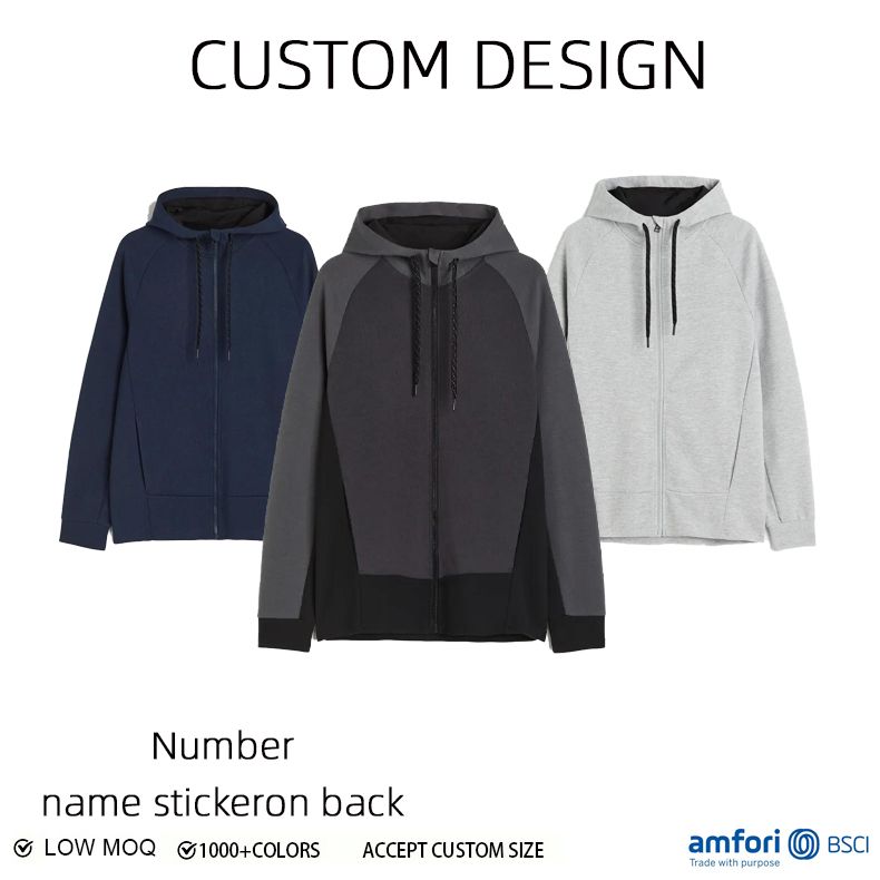 High quality hoodie breathable sport tracksuit for men custom logo track suits