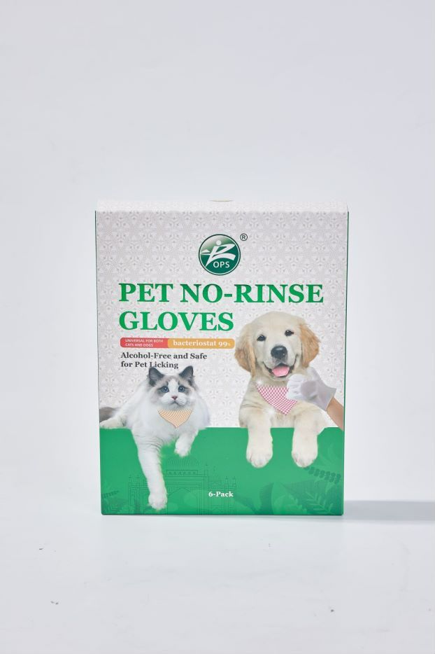 Pet Cleaning Glove Wipes for Dogs Cats