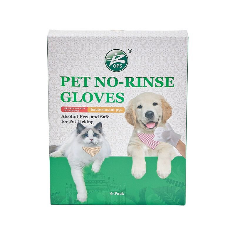 Factory Wholesale Efficient and Reliable No-Rinse Gloves for Daily Pet Grooming