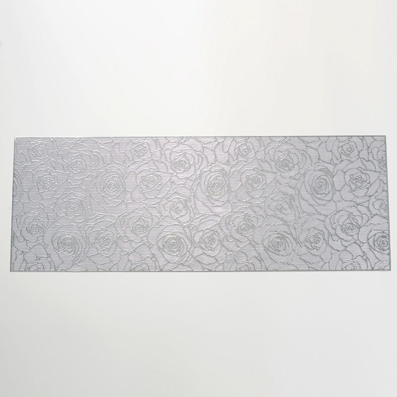 Solid color pvc non-slip tray pad western placemat pvc square placemat placemats for dining table luxury wedding