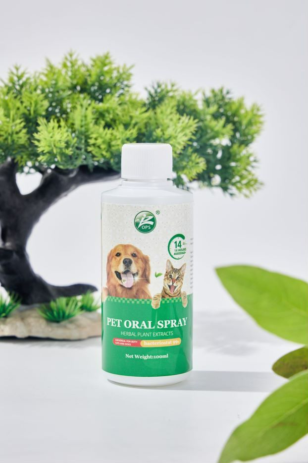 Customized Refreshing Breath Oral Care Spray for Dogs and Cats