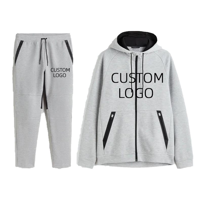 High quality hoodies and jogging suits breathable tracksuit set custom sportswear