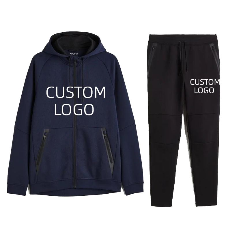 High quality hoodies and jogging suits breathable men tracksuit set custom tracksuit