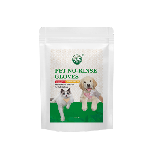 No Rinse Waterless Disposable Pet Cleaning Gloves