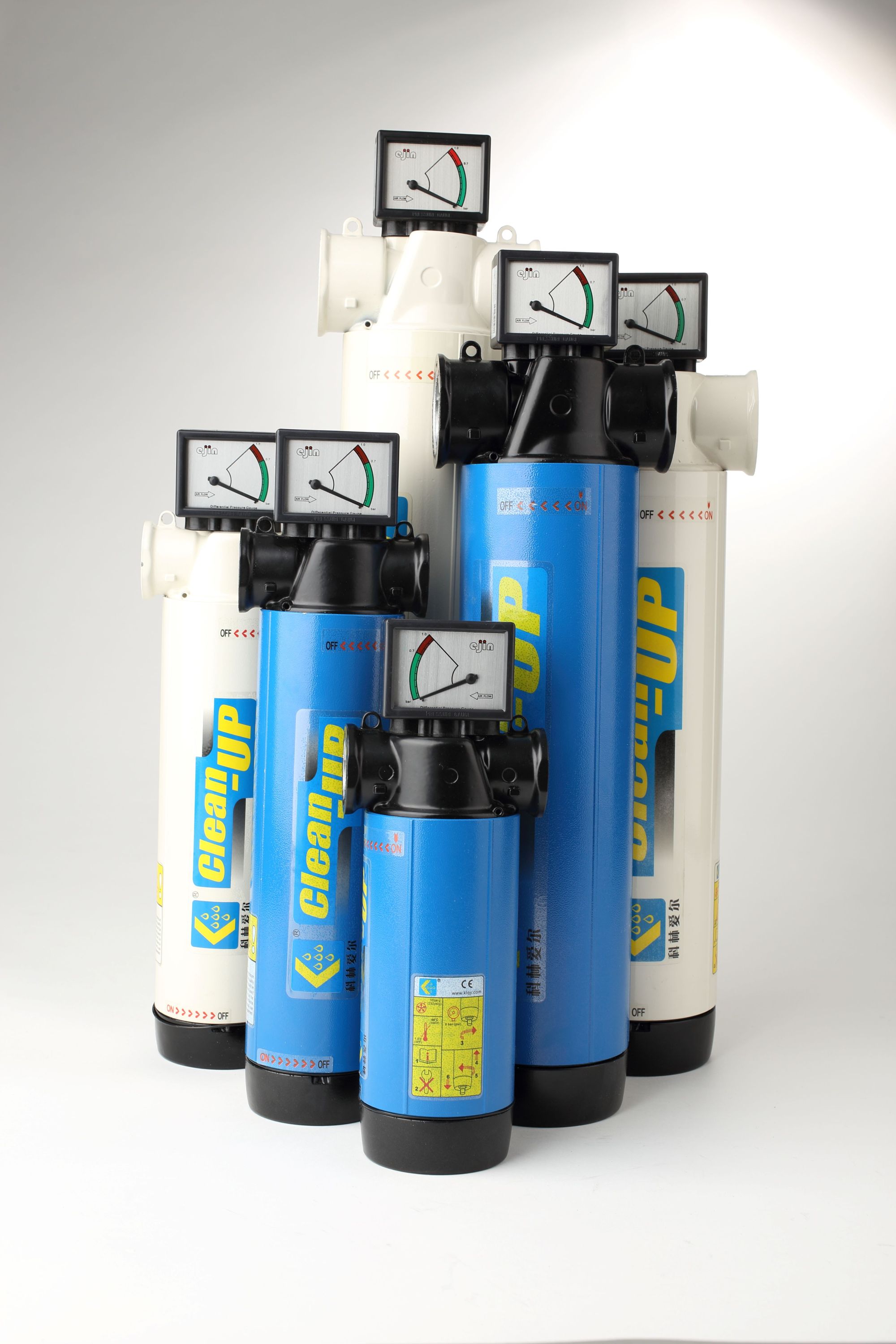 Compressed air filter for refrigerated air dryer