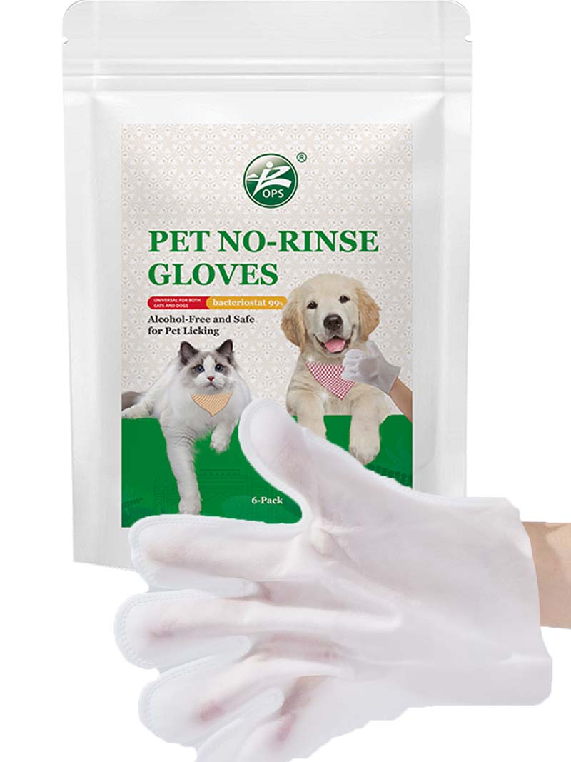 Disposable Pet Cleaning Gloves Wipes