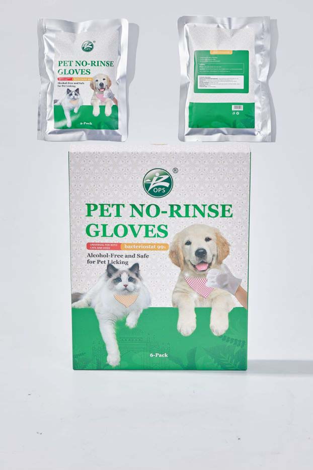 Pet Disposable Cleaning No-Rinse Gloves