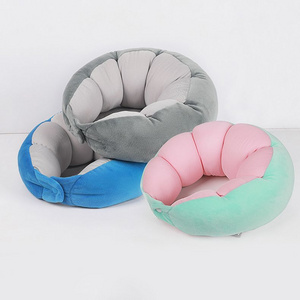 U Shape cotton Neck Support Soft Head Travel Pillow Relief Pillow