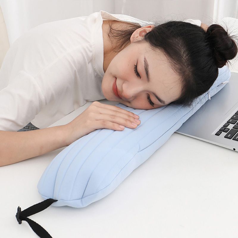 2024 New Detachable Novelty Long Micro Fiber Neck Support Travel Pillow