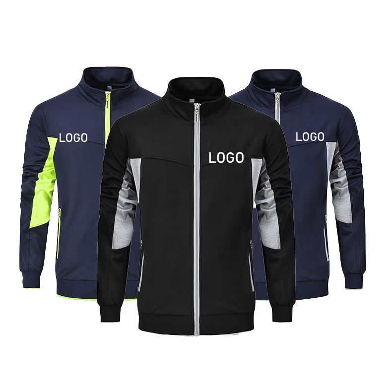 High quality gym track suit set breathable mens sports wear custom tracksuit