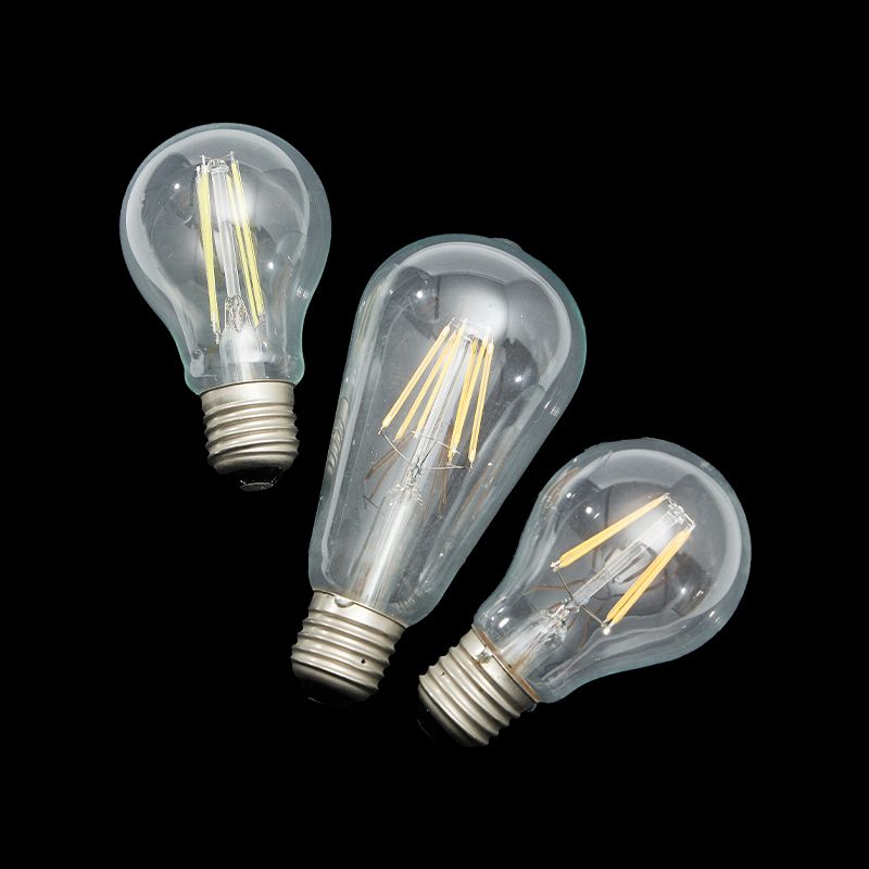 Wholesale 4w 6w 8w 10w 12w E27 Filament Lamp 220v Filament A60 Edison Led Bulb Light