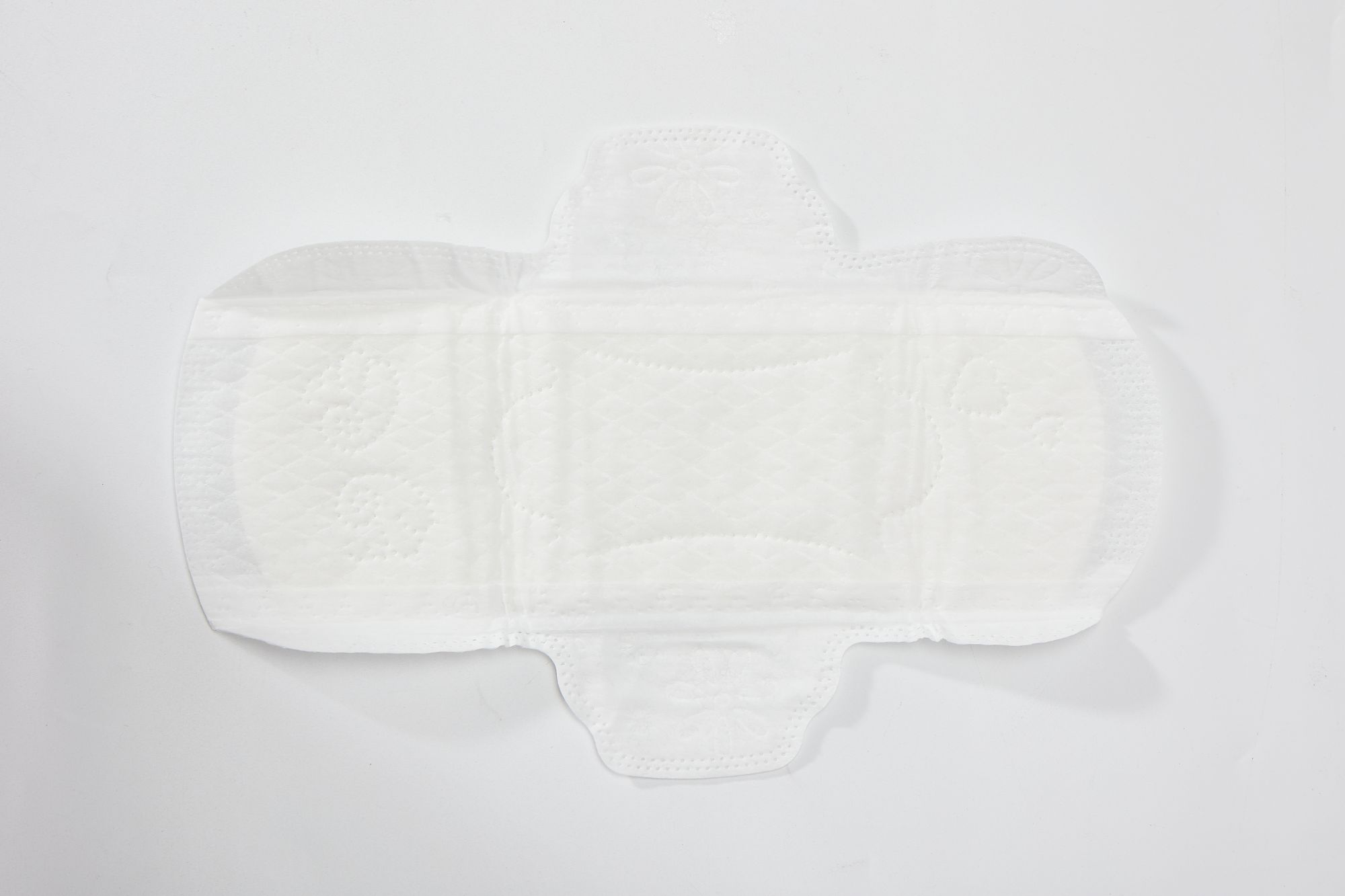 Disposable biodegradable menstrual pad organic cotton sanitary napkin