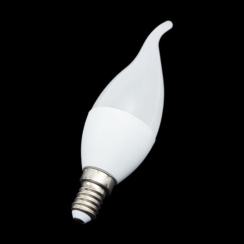 Energy saving super bright small screw mouth pointed bubble pull tail warm light white light bulb